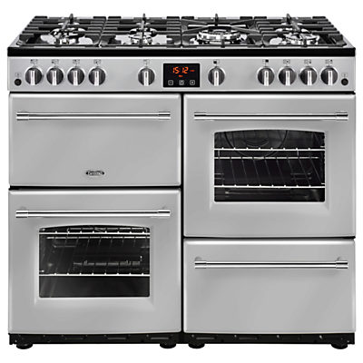 Belling Farmhouse 100G Gas Range Cooker Silver